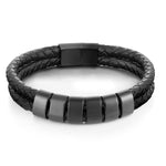 Load image into Gallery viewer, Minimal Personalized Name(s) Leather Bracelet
