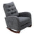 Baby Room Dark Gray Modern Rocking Chair