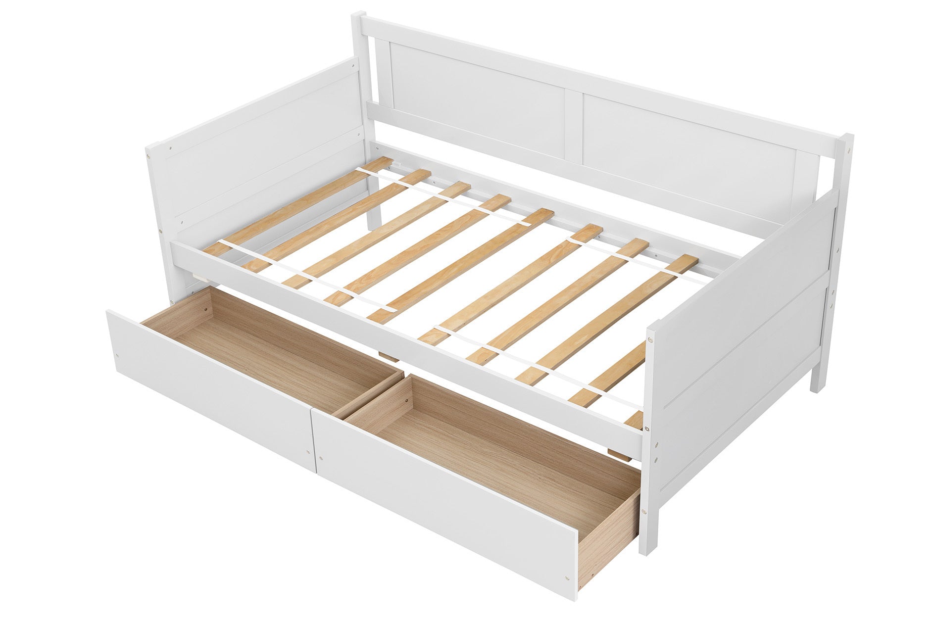 Twin Size Daybed with Two Storage Drawers