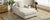 39.7" Cream Oversized Chaise Lounger