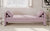 Pink Modern Linen Upholstered Chaise Lounger Daybed