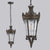 Aestin's Antique Crown Outdoor Hanging Lantern