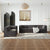 Kinshasa 5-Seat Modular Sofa in Black