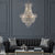 Gold Crystal Chandeliers - Large Contemporary Luxury Ceiling Lighting