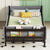 Gray Twin Bed with Headboard, Footboard, Safeguards, and Built-in Book Storage Rack