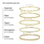 Load image into Gallery viewer, 5pc Classic Bracelets Stack

