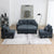 Oslo Modular U-Shaped Corduroy Sofa in Gray