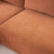 Dakar 4-Seat Minimalist Modular Sofa in Orange