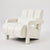 Modern Upholstered Accent Chair In Beige