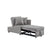 4 in 1 Multifunctional Single Sofa Bed with Adjustable Backrest