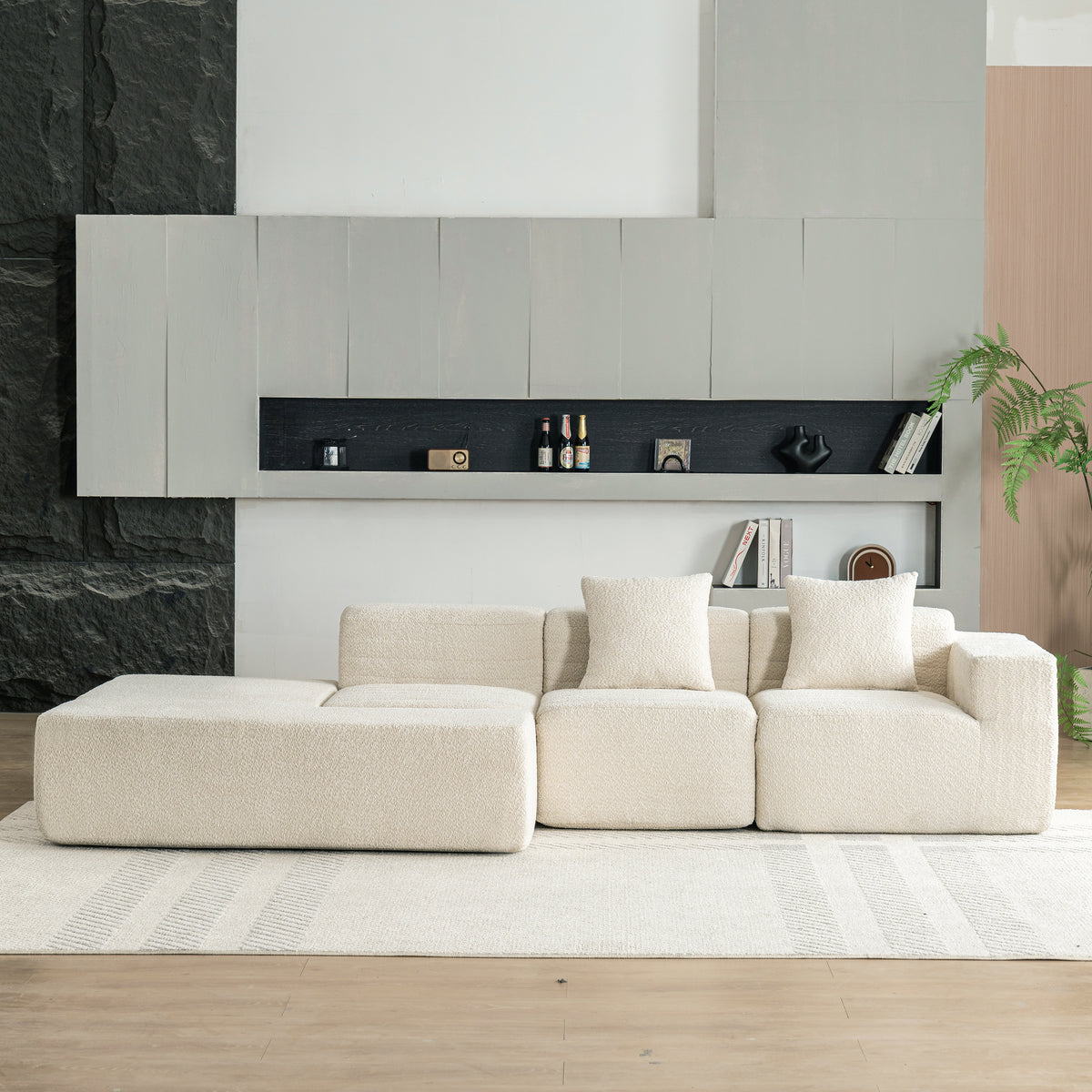 Chamonix Modular Sectional Sofa in Beige