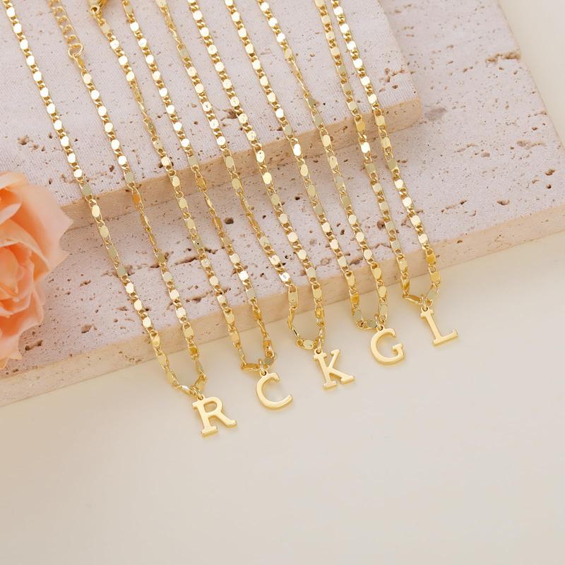 Personalized Initial Anklet Bundle | Classic Letter, 14k Serif Letter & Colorful Pearl Heart Sets