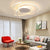 Contemporary Multi-Arc Ceiling Light Fixture