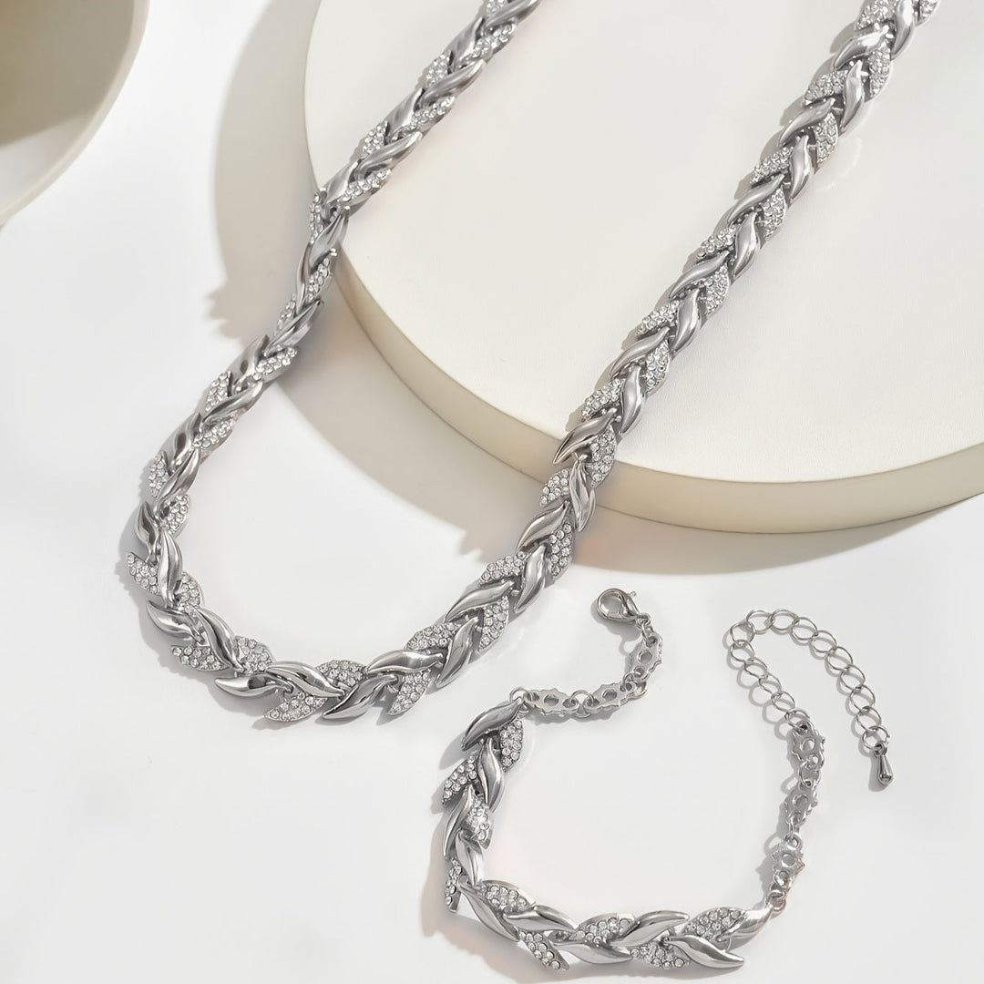 Elegant Rhinestone Drop Jewellery