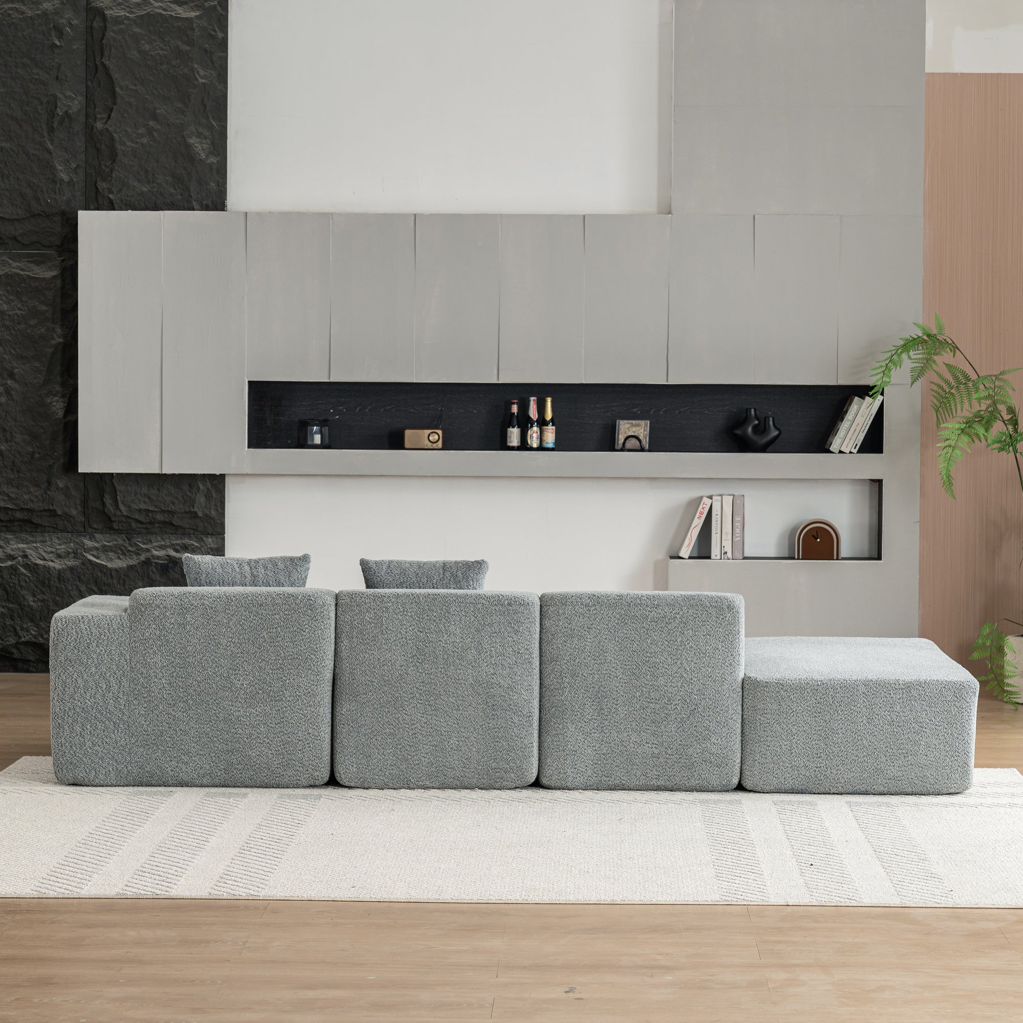 Chamonix Modular Sectional Sofa in Gray