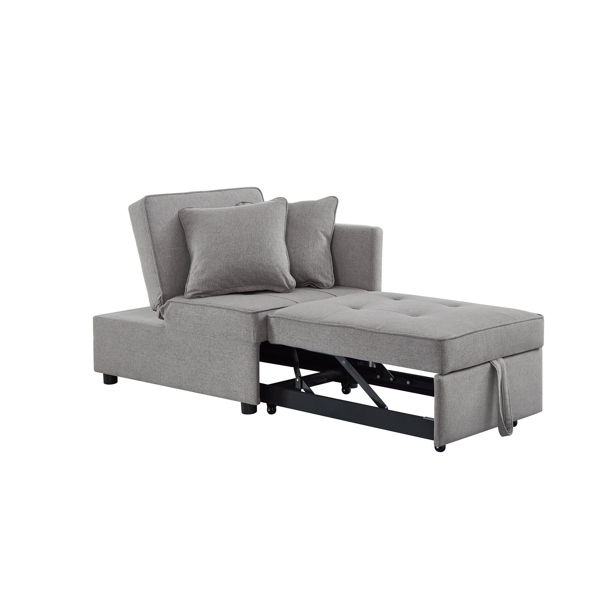 4 in 1 Multifunctional Single Sofa Bed with Adjustable Backrest