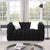 Timimoun Boucle Marshmallow Sofa in Black