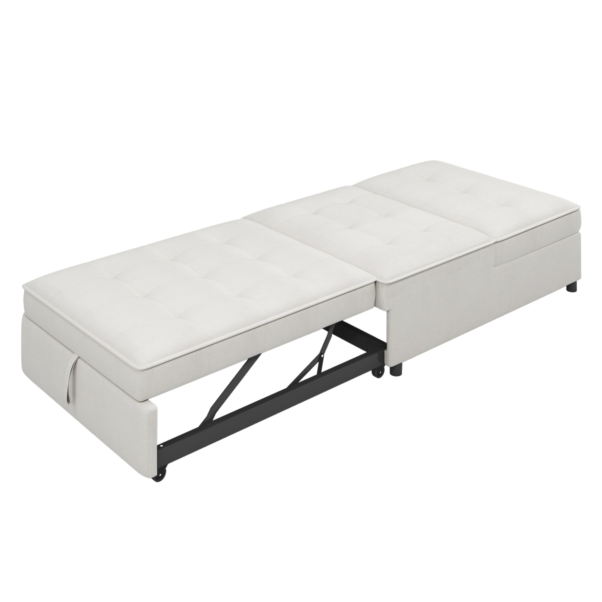 Offwhite 4-in-1 Sofa Bed Chair