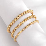 Load image into Gallery viewer, 7pcs Gold Beaded Bracelet Stack
