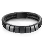 Load image into Gallery viewer, Minimal Personalized Name(s) Leather Bracelet
