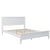 Stylish Solid Wood White Full Platform Bed