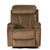 Velvet Brown Power Recliner Chair with Remote Control