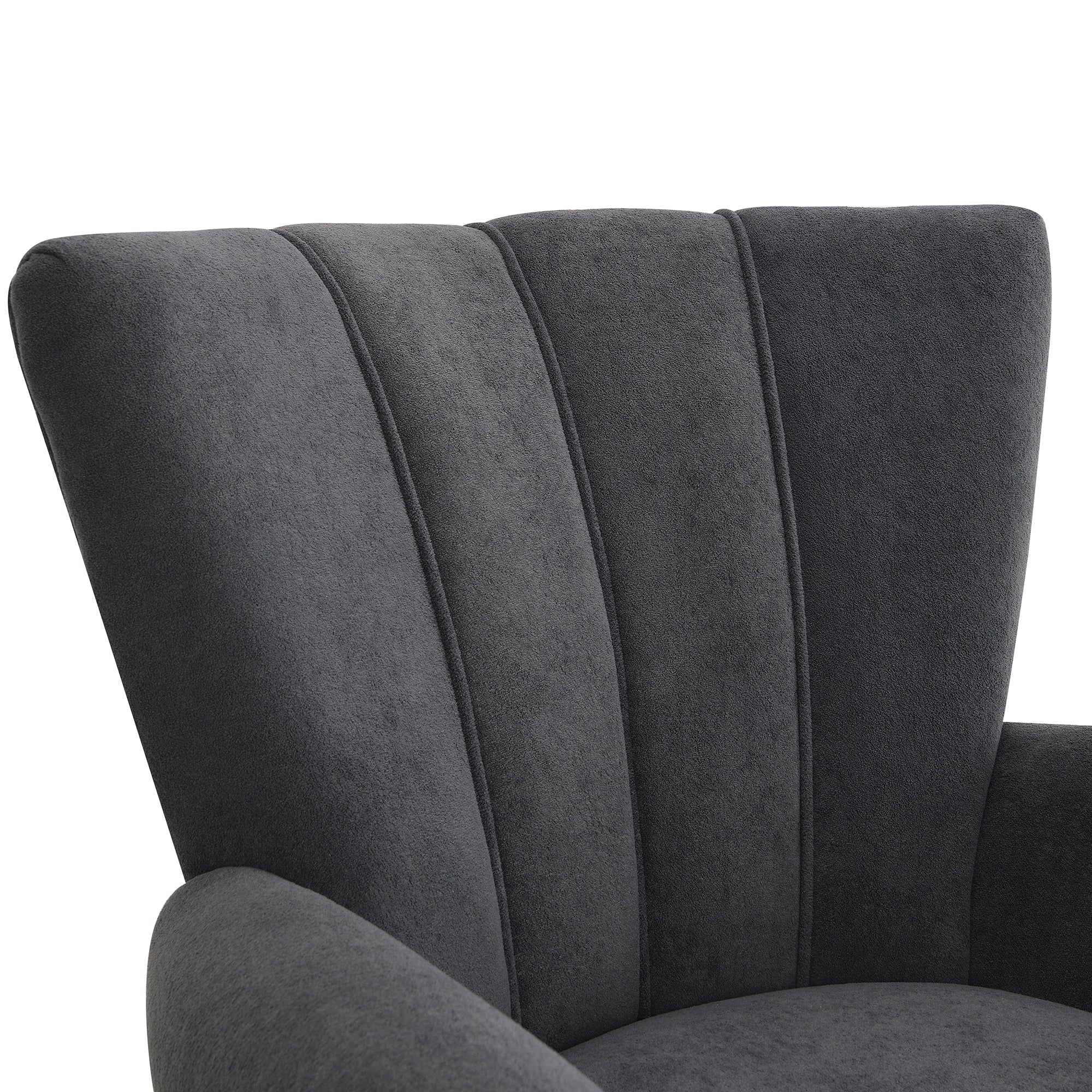 Dark Gray Modern Accent Living Room Chairs