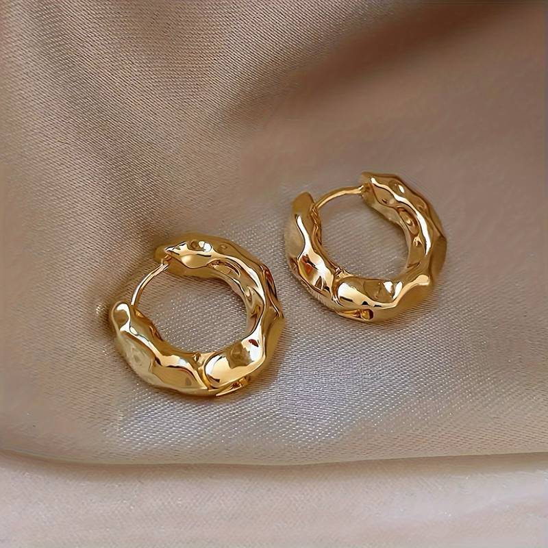 Bezel Ring Earrings Dainty Earrings