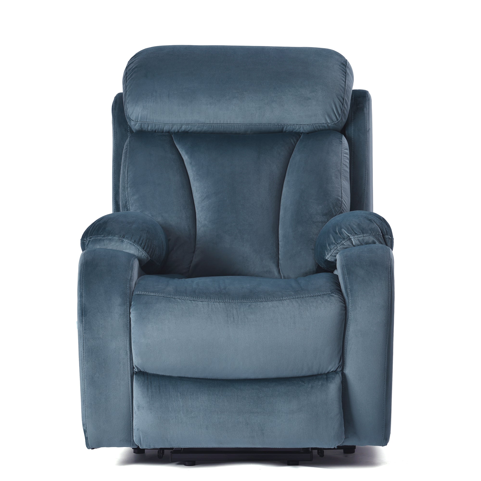 Power Lift Recliner Chair In Navy Blue - Electric Sofa with Remote Control