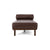 Minimal Dark Brown Chaise Lounge