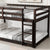 Twin Over Twin Loft Bed in Espresso Finish