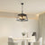 15.7-Inch Black Farmhouse Pendant Light