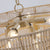 Farmhouse Woven Rattan Chandelier with 8 Lights