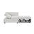 4 in 1 Beige Multifunctional Sofa Bed with Adjustable Backrest