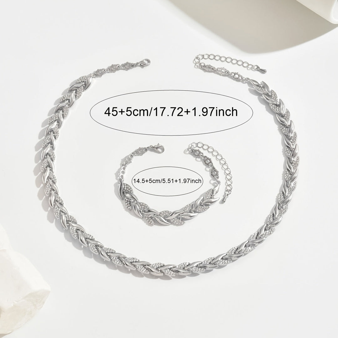 Elegant Rhinestone Drop Jewellery