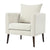 Barrel Chair - Cozy Upholstered Accent Chair in Beige for Living Room