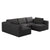 Kigoma 5-Seat Modular Sofa in Dark Gray