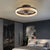 Ceiling Fan with Lights and Dimmable LED