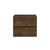 Wall Mount Cabinet Without Basin With Two Drawers Pre-Assembled In Walnut Color