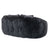 Comfortable High-Back Bean Bag Sofa in Black Chenille