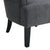 Dark Gray Modern Accent Living Room Chairs