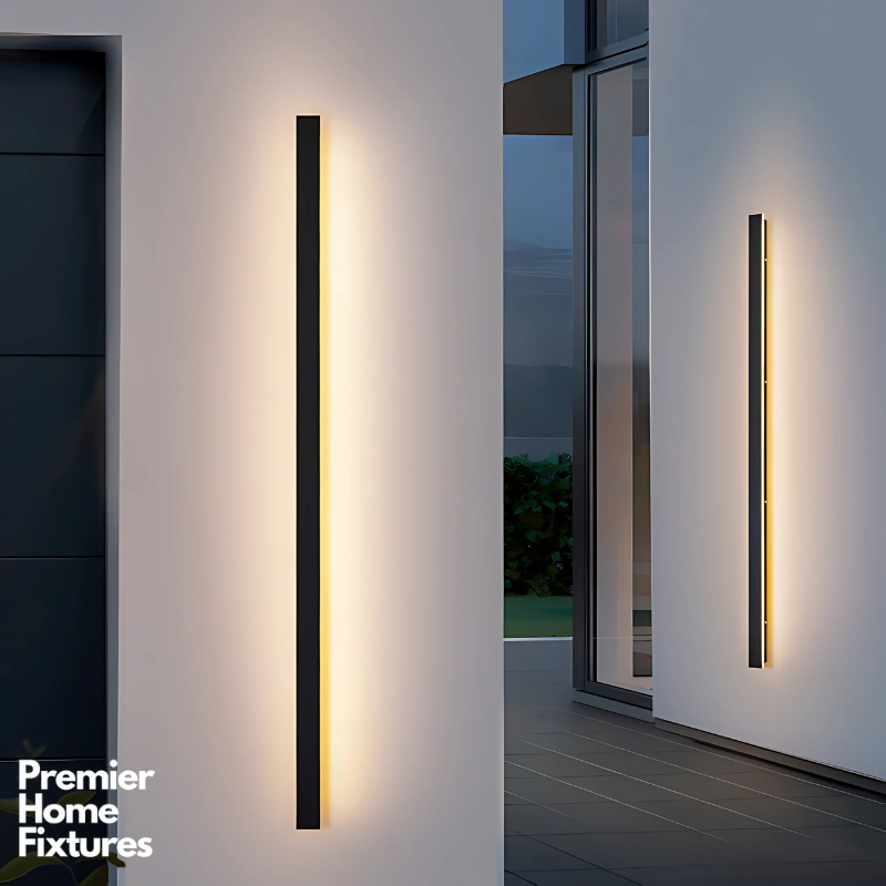 Minimal Modern Outdoor Wall Light With Anti-Rust
