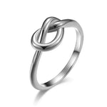 Load image into Gallery viewer, Dainty Heart Knot Bond Ring
