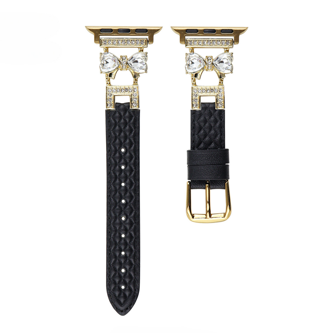 Luxury Leather Apple Watch Bands for Women