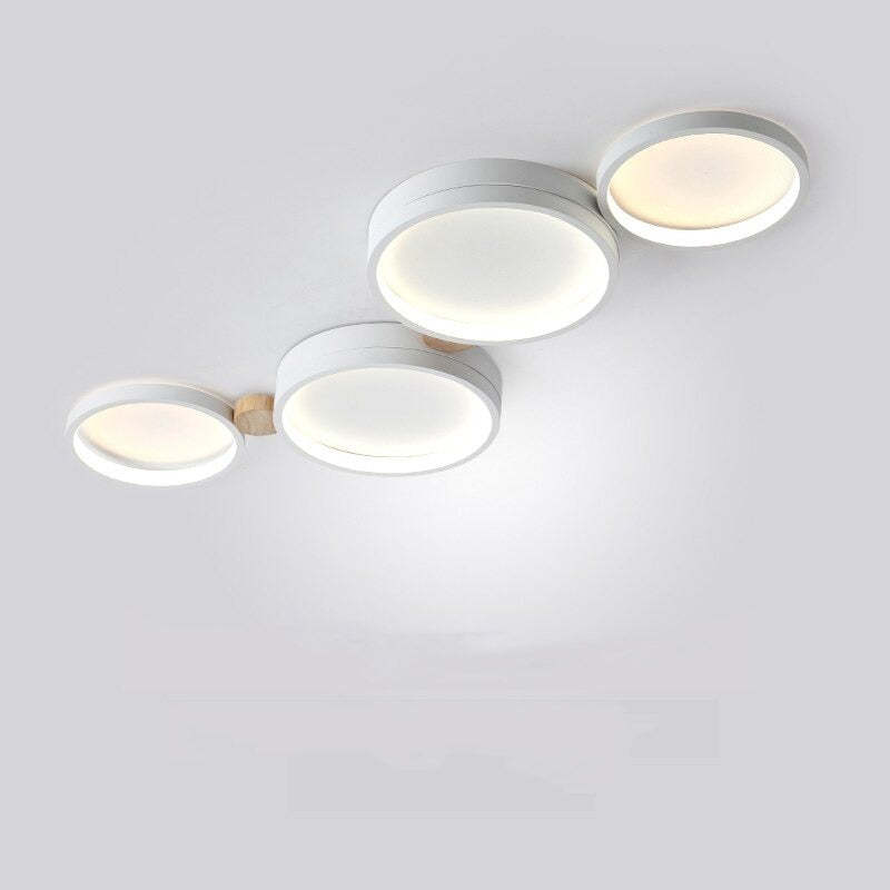 Contemporary Round Flush Mount Ceiling Light