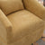 Mustard Yellow Upholstered Swivel Accent Armchair