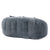 Gray Chenille Bean Shape 2-Seater Lazy Sofa