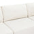 Kyoto Modular Sectional Sofa with Terrycloth Fabric in Beige