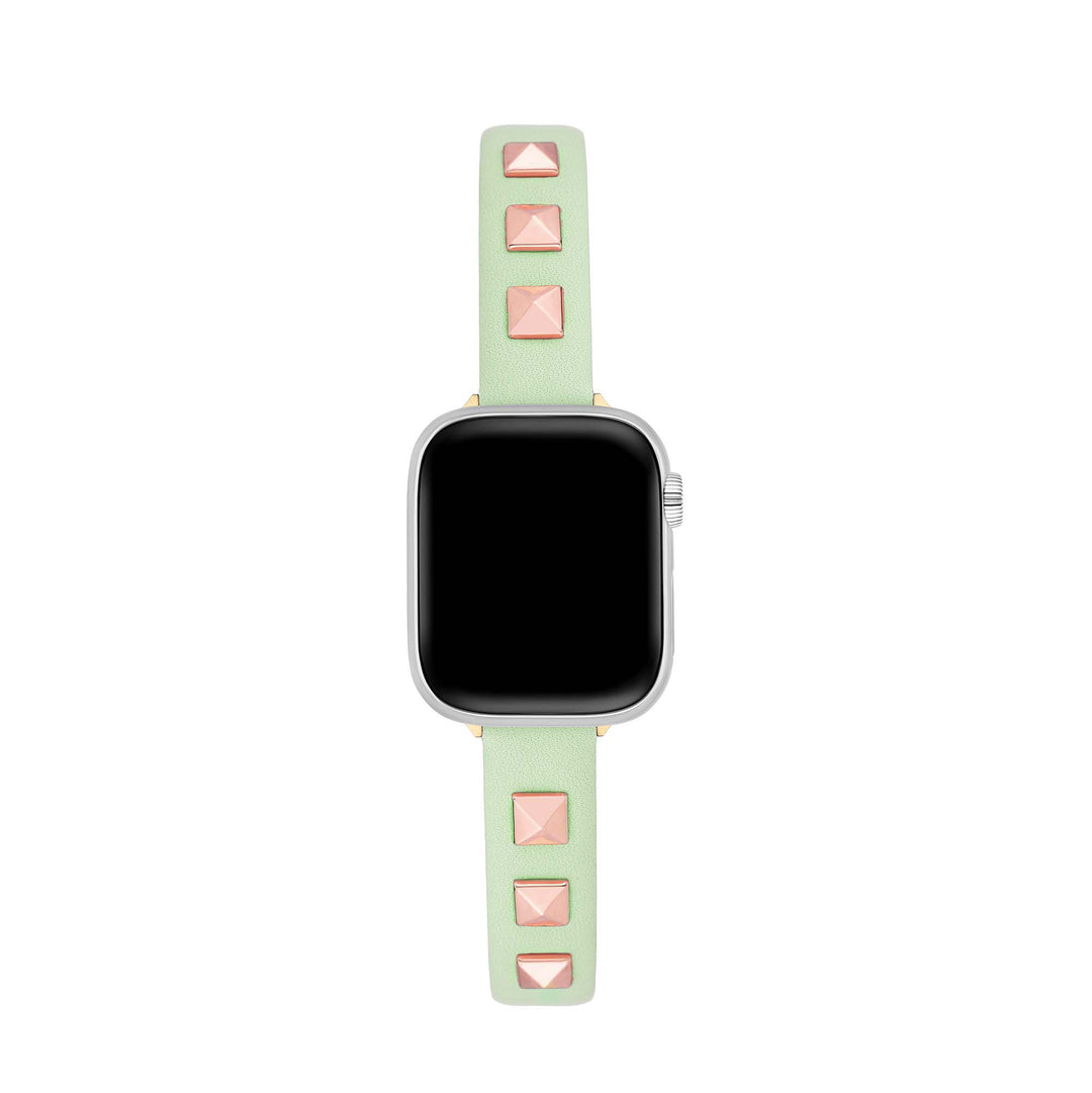 Modern Leather Studded Apple Watch Bands for Women