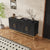 Sideboard Buffet Cabinet with Storage and Adjustable Shelves for Kitchen and Dining Room In Black